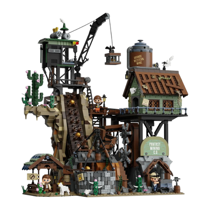 Pantasy Retro Series Western Mine Construction Set (2990 Pieces)
