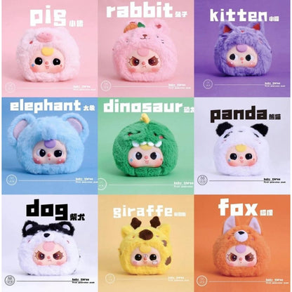 Cureplaneta Baby Three Take Me Out Zipper Bag Plush Blind Box Assortment (Display of 8)