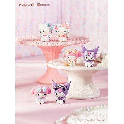 Moetch Toys Hello Kitty Sweet Lace Girl Series Moetch Bean (Display of 18)