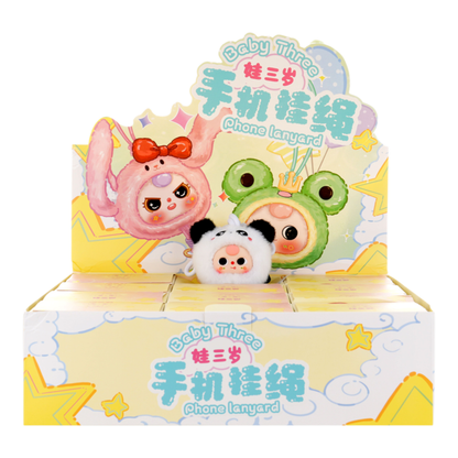 Cureplaneta Baby Three Phone Strap Plush Blind Box Assortment (Display of 12)