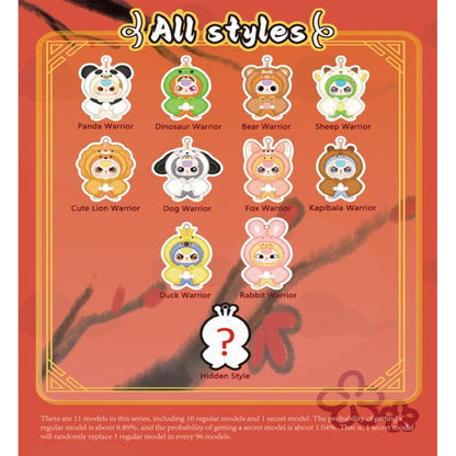 Cureplaneta Baby Three I'm Not a Warrior Plush Blind Box Assortment (Display of 6)