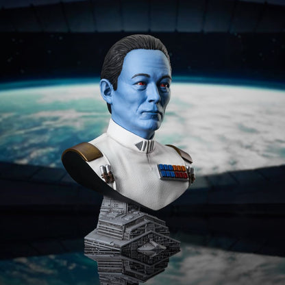 Diamond Select Toys Star Wars : Ahsoka (TV) Grand Admiral Thrawn 1:2 Scale Bust
