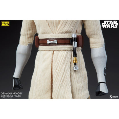 Sideshow Collectibles Star Wars: The Clone Wars Obi Wan Kenobi 1:6 Scale 12" Action Figure