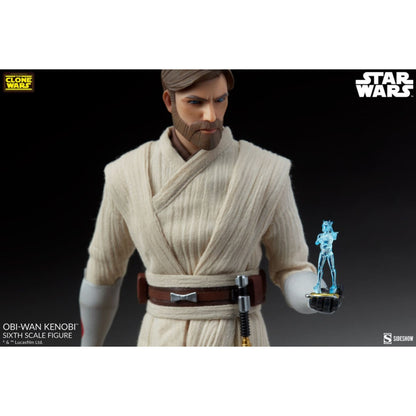 Sideshow Collectibles Star Wars: The Clone Wars Obi Wan Kenobi 1:6 Scale 12" Action Figure