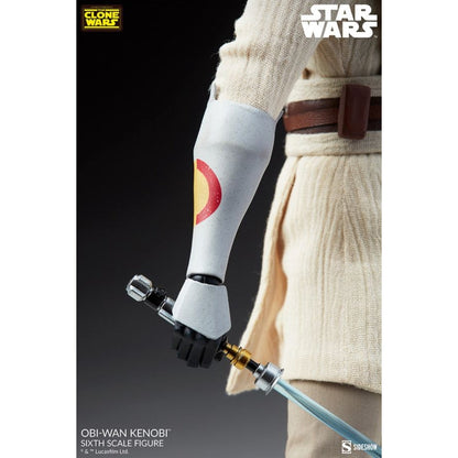 Sideshow Collectibles Star Wars: The Clone Wars Obi Wan Kenobi 1:6 Scale 12" Action Figure