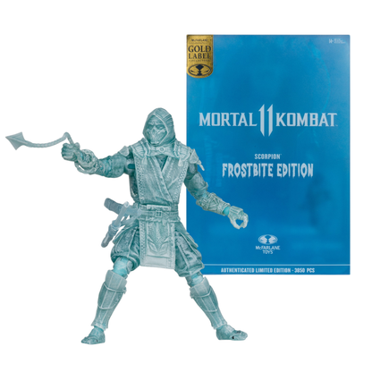 McFarlane Toys Mortal Kombat Scorpion (MK 11) Frostbite Gold Label 7" Action Figure