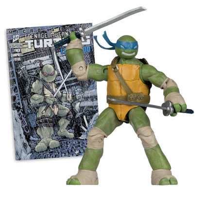 McFarlane Toys Teenage Mutant Ninja Turtles Leonardo Page Punchers 5" Figure with Comic
