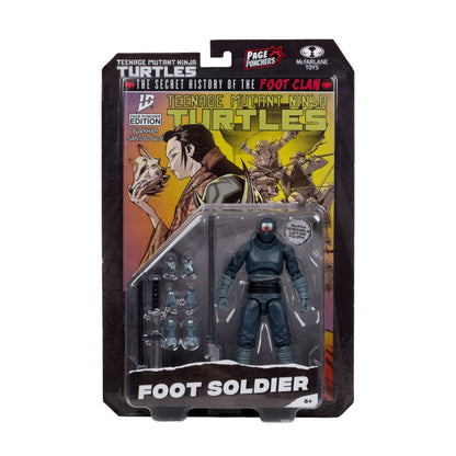 McFarlane Toys Teenage Mutant Ninja Turtles Foot Soldier Page Punchers 5" Figure with Comic