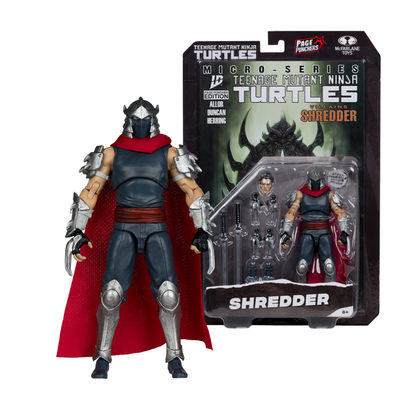 McFarlane Toys Teenage Mutant Ninja Turtles Shredder Page Punchers 5" Figure with Comic