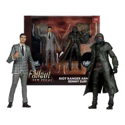 McFarlane Toys Fallout: New Vegas Riot Ranger Armor & Benny Survivor 7" Action Figure 2 Pack