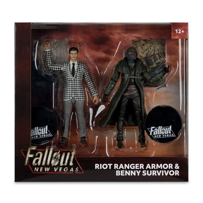 McFarlane Toys Fallout: New Vegas Riot Ranger Armor & Benny Survivor 7" Action Figure 2 Pack