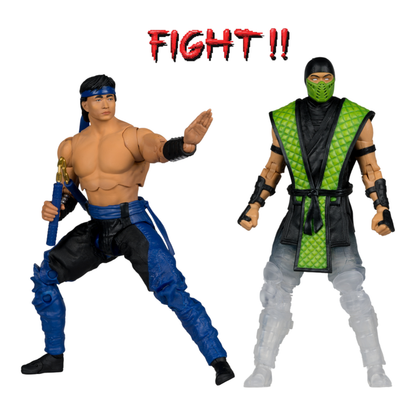 McFarlane Toys Mortal Kombat: Klassic Liu Kang Vs Reptile Figures