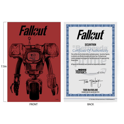 McFarlane Toys Fallout (TV) Securitron (Season 2) Movie Maniacs 6" Posed Figure