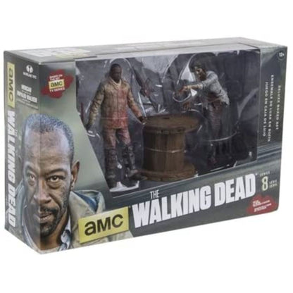 McFarlane Toys The Walking Dead 7" Morgan with Impaled Walker & Spike Trap Action Figure Set