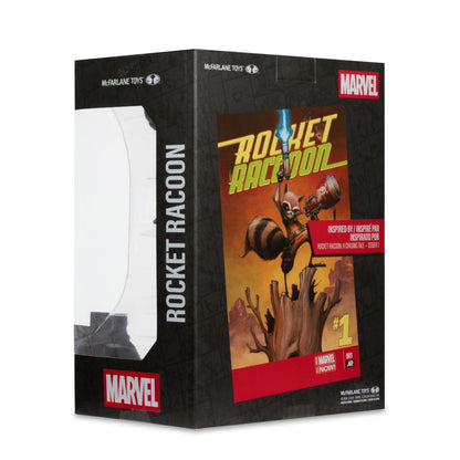 McFarlane Toys Marvel Comics Rocket Raccoon with Comic (Chasing Tale #1) 1:6 Scale Figure