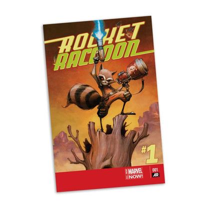 McFarlane Toys Marvel Comics Rocket Raccoon with Comic (Chasing Tale #1) 1:6 Scale Figure