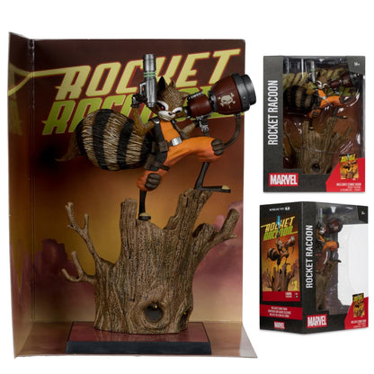 McFarlane Toys Marvel Comics Rocket Raccoon with Comic (Chasing Tale #1) 1:6 Scale Figure