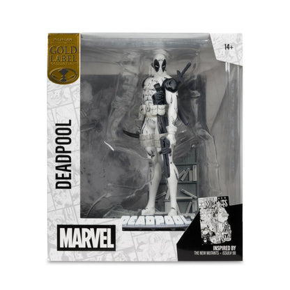 McFarlane Toys Marvel Comics Deadpool (The New Mutants #98) Gold Label 1:10 Scale Figure