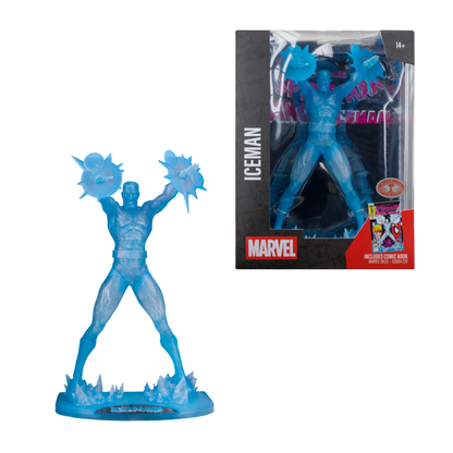 McFarlane Toys Marvel Comics Iceman with Comic (Marvel Tales #229) 1:6 Scale Figure