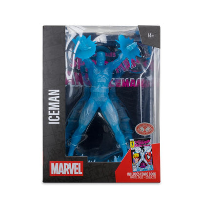 McFarlane Toys Marvel Comics Iceman with Comic (Marvel Tales #229) 1:6 Scale Figure