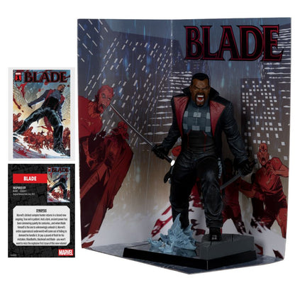 McFarlane Toys Marvel Comics Blade with Comic (Blade #1) 1:6 Scale Figure