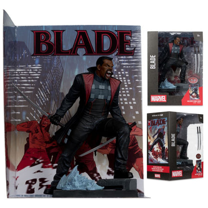 McFarlane Toys Marvel Comics Blade with Comic (Blade #1) 1:6 Scale Figure