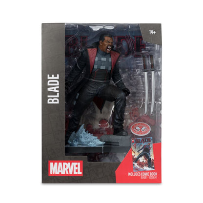 McFarlane Toys Marvel Comics Blade with Comic (Blade #1) 1:6 Scale Figure