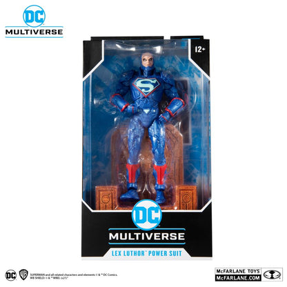 McFarlane Toys DC Luthor Power Suit BU w/Throne 7" Figure