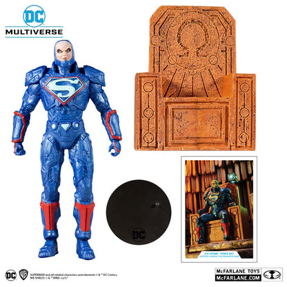 McFarlane Toys DC Luthor Power Suit BU w/Throne 7" Figure