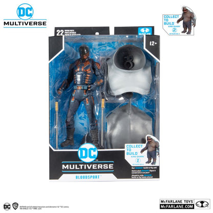 McFarlane Toys The Suicide Squad (2021) Bloodsport (Build A King Shark) DC Multiverse 7" Scale Action Figure