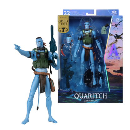 McFarlane Toys Avatar: Fire and Ash Recom Quaritch Gold Label 7" Action Figure