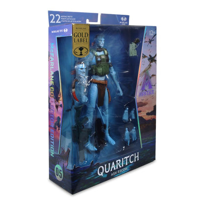 McFarlane Toys Avatar: Fire and Ash Recom Quaritch Gold Label 7" Action Figure