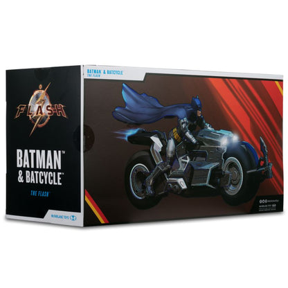 McFarlane Toys The Flash (2023) Batcycle w/Batman Vehicle [Gold Label]