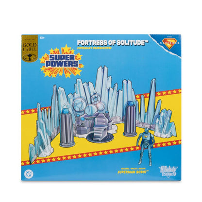 McFarlane Toys Superman (2025) Fortress Of Solitude with Superman Robot #4 Figure Gold Label Playset