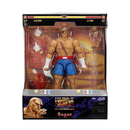Jada Toys Street Fighter II 6" Sagat Figure