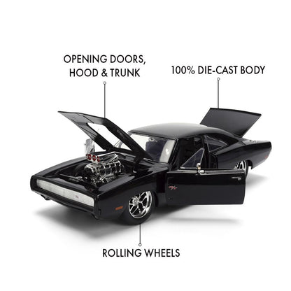 Jada Toys Fast & Furious 1970 Dodge Charger Street 1:24 Scale Hollywood Ride