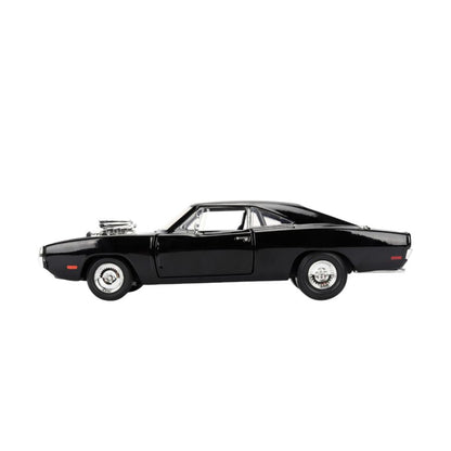 Jada Toys Fast & Furious 1970 Dodge Charger Black 1:24 Scale Hollywood Ride