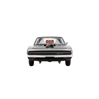 Jada Toys Fast & Furious 1970 Dodge Charger Black 1:24 Scale Hollywood Ride