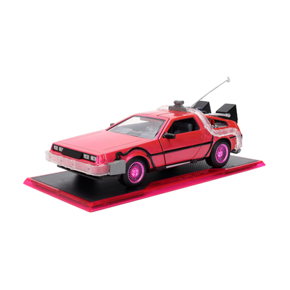 Jada Toys Pink Slips Delorean (Pink) 1:24 Scale Diecast Vehicle