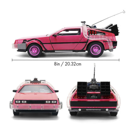 Jada Toys Pink Slips Delorean (Pink) 1:24 Scale Diecast Vehicle