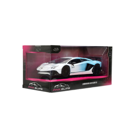 Jada Toys Pink Slips 1:24 Lamborghini Aventador SV Diecast Vehicle
