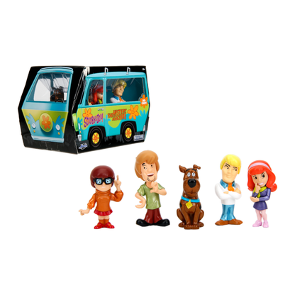 Jada Toys Scooby Doo! Mystery Machine with Scooby Doo Gang 2.5" Figures