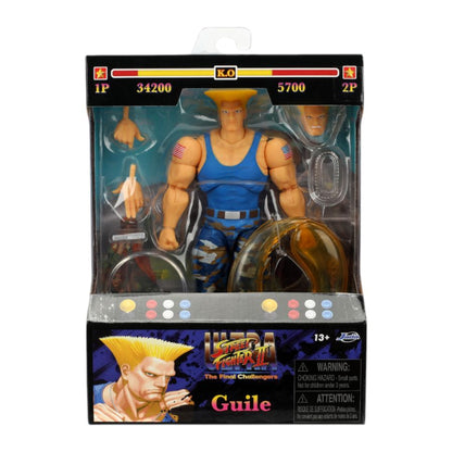 Jada Toys Street Fighter II Guile (Player 2) 6" Figure