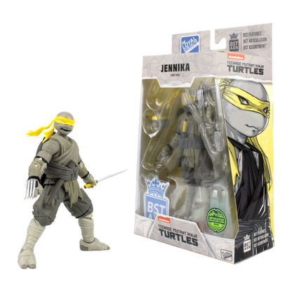 The Loyal Subjects Teenage Mutant Ninja Turtles (comics) Jennika (Greyscale) 5" BST AXN Action Figure (Wave 3)