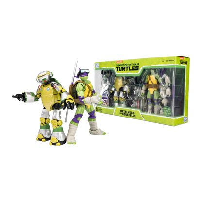 The Loyal Subjects Teenage Mutant Ninja Turtles Metalhead & Donatello BST AXN 1:15 Scale Action Figue [2 Pack]
