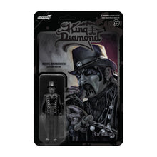 Super7 King Diamond King Diamond Top Hat None More Black Series ReAction 3.75" Action Figure