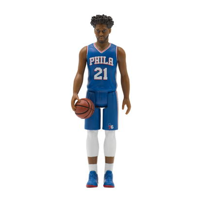 Super7 NBA Joel Embiid Philadelphia 76ers Supersports ReAction 3.75" Action Figure