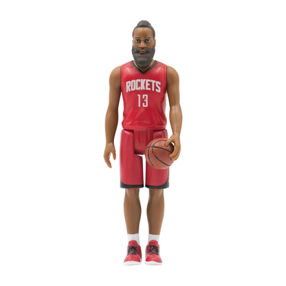 Super7 NBA James Harden Houston Rockets Supersports ReAction 3.75" Action Figure