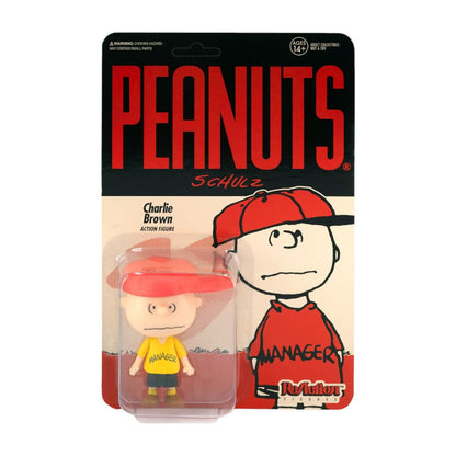 Super7 Peanuts Manager Charlie Brown ReAction 3.75" Action Figure