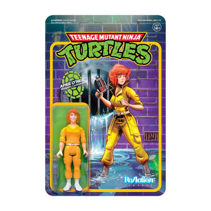 Super7 Teenage Mutant Ninja Turtles (TV'87) April O'Neil ReAction 3.75" Action Figure